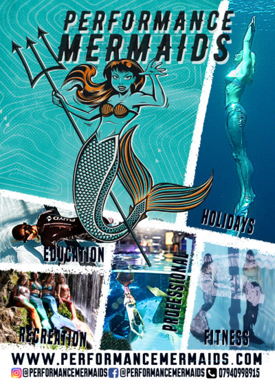 performance mermaids poster