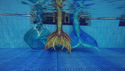 Three merthology creations silicon tails