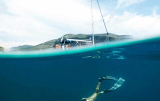 Underwater view in Greece